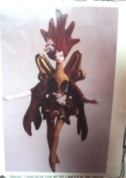 12'' ETHEREAL FANTASY CLOTH DOLL @ WINGS NAMED FLIT PATTERN